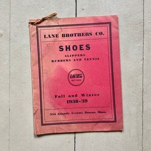1938-1939 Lane Brothers Co Shoes Catalog Boston Fashion Kiltie Oxfords Brahmin